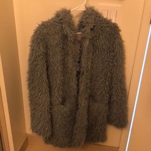 Faux Fur Teddy Oversized Jacket